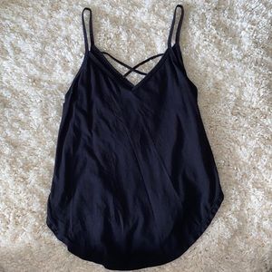 ABERCROMBIE & FITCH: black tank size xs